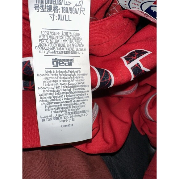 Washington Nationals Hoodie Mens XL Loose Sweatshirt Red Under Armour NWT - Picture 15 of 16